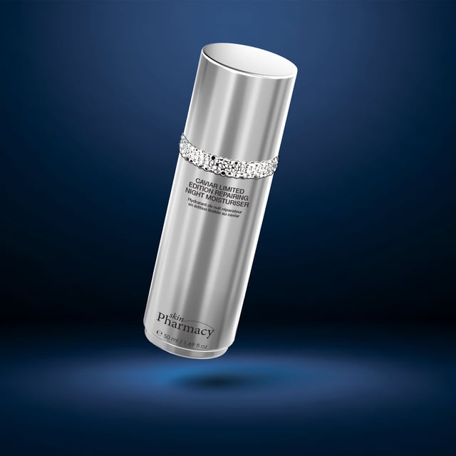 skinPharmacy Caviar Limited Edition Repairing Night Moisturiser 50ml Discover the transformative power of our Caviar Limited Edition Repairing Night Moisturiser, expertly crafted for dry, dehydrated, and dull skin. This luxurious formulation, enriched with natural oils such as coconut, argan, and almond, delivers deep hydration while you sleep, ensuring you awaken to a smooth, plumped, and radiant complexion. Ideal for all skin types, including sensitive skin, this vegan and cruelty-free moisturiser is free from parabens, sulphates, and artificial fragrances. Experience intense hydration that revitalises your skin, enhances resilience, and reduces the appearance of fine lines. Simply apply a generous amount to clean skin before bed and indulge in the nightly revitalisation your skin deserves. Shop now to embrace a youthful glow and comfort!