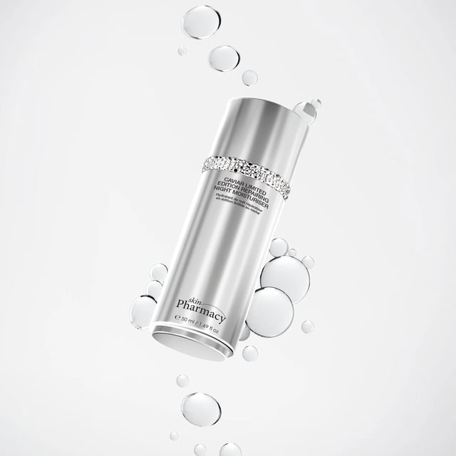 skinPharmacy Caviar Limited Edition Repairing Night Moisturiser 50ml Discover the transformative power of our Caviar Limited Edition Repairing Night Moisturiser, expertly crafted for dry, dehydrated, and dull skin. This luxurious formulation, enriched with natural oils such as coconut, argan, and almond, delivers deep hydration while you sleep, ensuring you awaken to a smooth, plumped, and radiant complexion. Ideal for all skin types, including sensitive skin, this vegan and cruelty-free moisturiser is free from parabens, sulphates, and artificial fragrances. Experience intense hydration that revitalises your skin, enhances resilience, and reduces the appearance of fine lines. Simply apply a generous amount to clean skin before bed and indulge in the nightly revitalisation your skin deserves. Shop now to embrace a youthful glow and comfort!