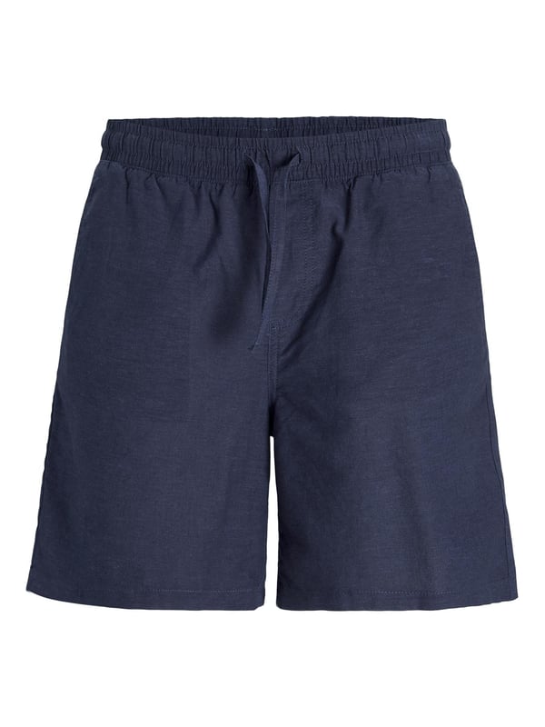 Jack & Jones Men's Casual Summer Cotton Shorts are the perfect way to refresh your summer wardrobe.  These shorts are made of soft, breathable cotton and are intended to provide all-day comfort, whether you're relaxing at home, going for a walk, or spotting friends.  On hot days, the lightweight fabric keeps you cool, and the classic fit provides a relaxed, casual feel.  They mix functionality with everyday style, including an adjustable waistband with a secure drawstring and handy side pockets.  Their flexible design makes them ideal for pairing with T-shirts, polos, or vests for a casual summer look.  These shorts are a must-have part of every man's summer wardrobe, whether for vacation, weekend trips, or casual everyday wear. 