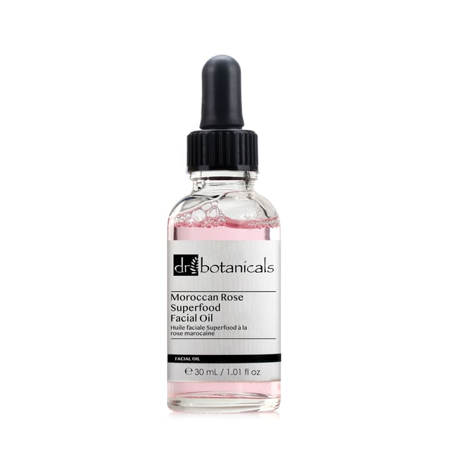 Discover the Moroccan Rose Superfood Facial Oil, expertly formulated for all skin types to provide your daily hydration boost. This luxurious oil, infused with nourishing botanical oils such as Moroccan Rose and Rosehip, deeply hydrates and revitalises your skin, enhancing your complexion and improving skin tone. Its lightweight, non-greasy texture absorbs effortlessly, making it perfect for daily use. Experience the brightening properties that revive dull skin, and enjoy the protective benefits of antioxidants that promote overall skin health. Suitable for sensitive skin, this vegan and cruelty-free product is free from parabens, sulfates, and artificial fragrances. Apply 2-3 drops onto clean skin morning and night for optimal results, and embrace your skin's natural beauty today!