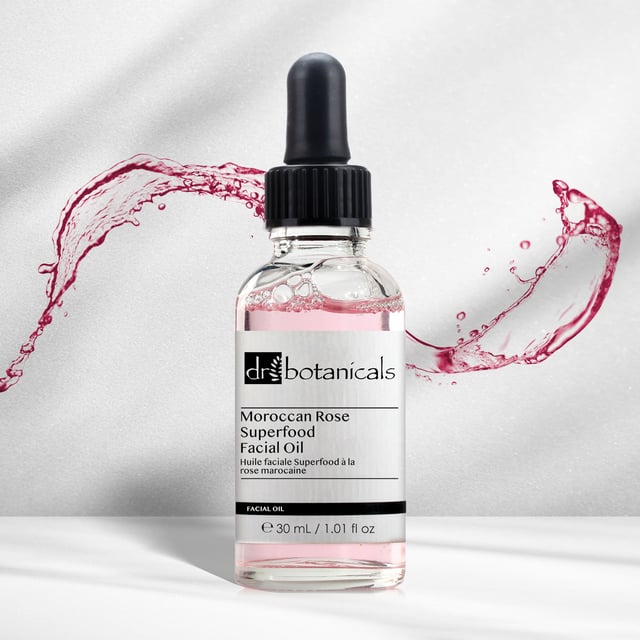 Discover the Moroccan Rose Superfood Facial Oil, expertly formulated for all skin types to provide your daily hydration boost. This luxurious oil, infused with nourishing botanical oils such as Moroccan Rose and Rosehip, deeply hydrates and revitalises your skin, enhancing your complexion and improving skin tone. Its lightweight, non-greasy texture absorbs effortlessly, making it perfect for daily use. Experience the brightening properties that revive dull skin, and enjoy the protective benefits of antioxidants that promote overall skin health. Suitable for sensitive skin, this vegan and cruelty-free product is free from parabens, sulfates, and artificial fragrances. Apply 2-3 drops onto clean skin morning and night for optimal results, and embrace your skin's natural beauty today!