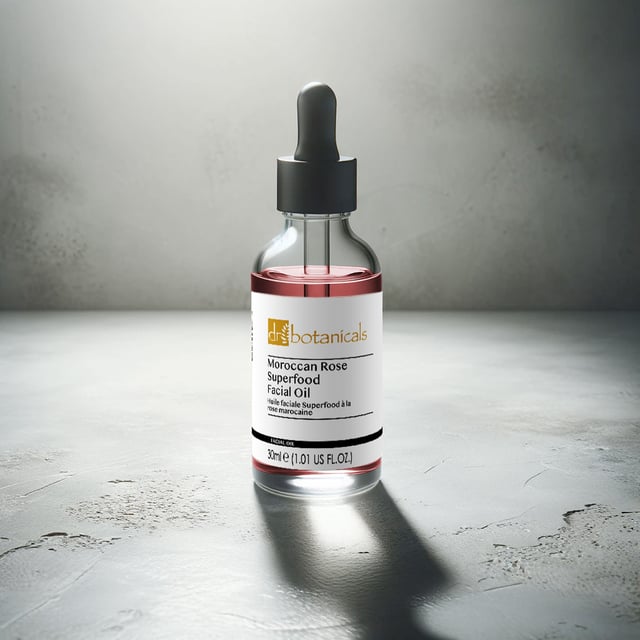 Discover the Moroccan Rose Superfood Facial Oil, expertly formulated for all skin types to provide your daily hydration boost. This luxurious oil, infused with nourishing botanical oils such as Moroccan Rose and Rosehip, deeply hydrates and revitalises your skin, enhancing your complexion and improving skin tone. Its lightweight, non-greasy texture absorbs effortlessly, making it perfect for daily use. Experience the brightening properties that revive dull skin, and enjoy the protective benefits of antioxidants that promote overall skin health. Suitable for sensitive skin, this vegan and cruelty-free product is free from parabens, sulfates, and artificial fragrances. Apply 2-3 drops onto clean skin morning and night for optimal results, and embrace your skin's natural beauty today!