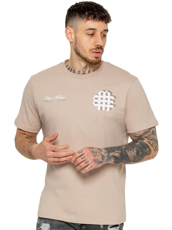 Stay stylish and comfortable with the Enzo Milano Men's Printed T-Shirt & Shorts Set. The cotton T-shirt features a bold puff print on the front and back, with a ribbed crew neck and regular fit for all-day ease. Paired with fleece-lined shorts, this set is perfect for casual days. The shorts offer a regular fit, elasticated waistband with drawstring, side pockets, and a matching puff print graphic for a standout look.