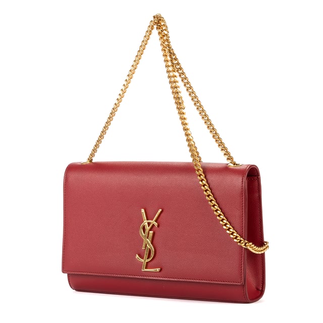 Yves Saint Laurent Bolsas Kate Medium Bolso bandolera en Borgoña Piel de becerro y Oro hardware. El producto esta en Perfectas Condiciones (AA).
  Dimensiones: 24x15x5 cm 
  Accesorios incluidos: None
  Notas de Hardware: Arañazos
  BrandCo Paris encuentra artículos raros y en las mejores condiciones a precios increíbles. ¡Vale la pena tener paciencia! Compra con confianza: todos los artículos de BrandCo Paris son seleccionados y autenticados cuidadosamente por nuestro equipo de expertos.
  Todos los artículos vienen con un certificado de autenticidad y un embalaje entregado por BrandCo Paris.
  Tabla de clasificación de la condición del artículo
  N (como nuevo)
  AA (perfecto estado)
  A (excelente estado)
  AB (muy buen estado)
  B (bueno/regular)