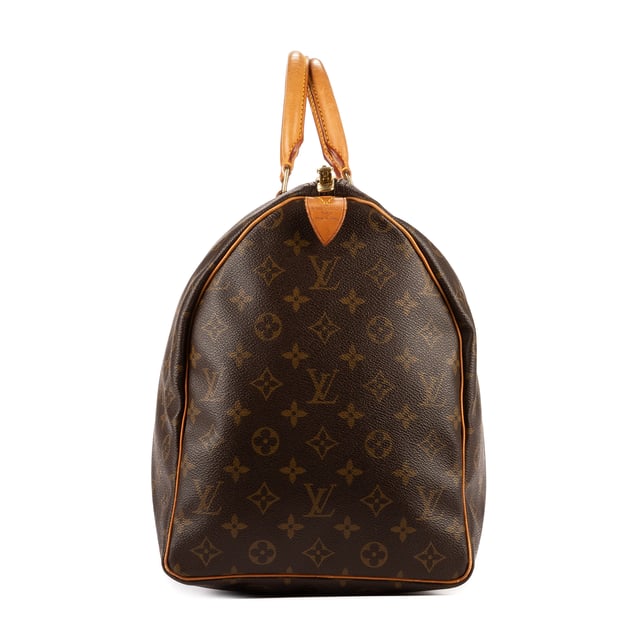 Louis Vuitton Taschen Keepall 5 Reisetasche und Braun Beschichtete Leinwand und Goldenes Messing hardware. Das Produkt ist auf in sehr gutem Zustand (AB).
  Abmessungen: 50x26x22 cm 
  Zubehör inklusive: None
  Äußere Hinweise: Verblasstes Vachetta-Leder um die Ecken
Innenhinweise: Leichte Flecken auf der Innenseite
Hardware-Hinweise: Kratzer, Oxidation, Verfärbungen
Hinweise zu Riemen/Griff: Dunkler Fleck, verblasstes Leder & Falten
  BrandCo Paris hat seltene Artikel und die besten Konditionen zu unglaublichen Preisen vorgestellt. Geduld lohnt sich! Kaufen Sie mit Vertrauen: Alle Artikel von BrandCo Paris sind von unserem Expertenteam ausgewählt und authentisch.
  Alle Artikel enthalten ein Echtheitszertifikat und wurden von BrandCo Paris übernommen.
  Tabelle zur Klassifizierung des Artikelzustands
  N (wie neu)
  AA (perfekter Zustand)
  A (ausgezeichneter Zustand)
  AB (sehr guter Zustand)
  B (gut/mittelmäßig)