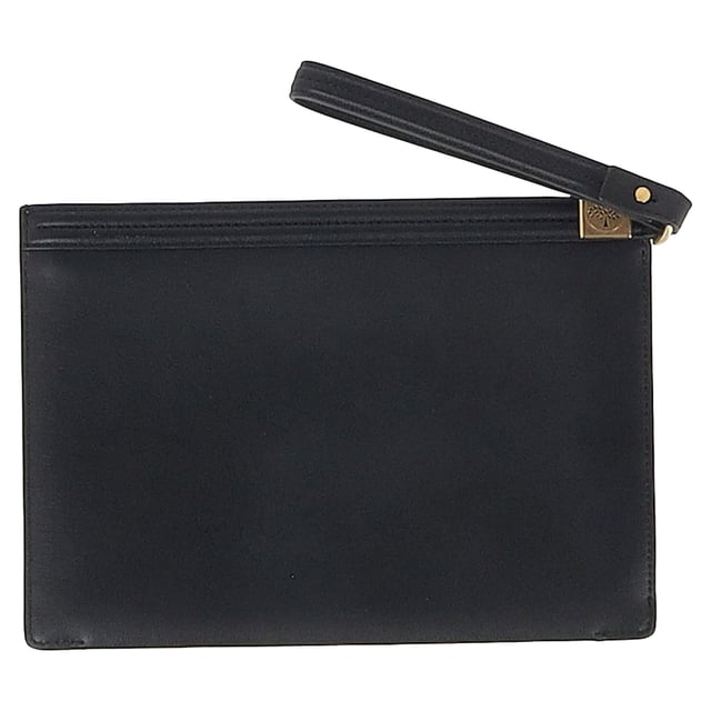 VINTAGE, RRP AS NEW
The Mulberry Tree Logo Zipped Clutch Bag in Black Leather is a sleek, minimalist essential crafted from supple leather and finished with the iconic tree logo in gold-tone hardware. Compact yet roomy enough for your essentials, it’s perfect for day-to-night versatility. **Style tip:** Carry it as a clutch with a little black dress for evening elegance, or use it as a chic pouch inside a larger tote for polished daytime organization.

 Mulberry Tree Logo Zipped Clutch Bag in Black Leather

Condition: Excellent
Signs of wear: No retail tag, No visible sign of wear., 
Packaging: Dust bag
Color: Black
Material: Leather | leather
Size: One Size | One Size
Measurements: Width: 2; Height: 170; Length: 240
SKU: NAPPUGBBA523788W