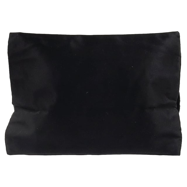 VINTAGE, RRP AS NEW
An icon of understated glamour, the Jimmy Choo Square Clutch is crafted in luxurious black satin and accented with gold-tone hardware for a timeless evening statement. The sleek silhouette, soft satin lining, and elegant front flap closure make it the perfect finishing touch for formal events, cocktail hours, or upscale nights out.

Jimmy Choo Square Clutch in Black Satin
Condition: Excellent
Signs of wear: No retail tag, No visible sign of wear., 
Packaging: Dust bag
Color: black
Material: satin
Size: One Size | One Size
Measurements: Width: 10; Height: 180; Length: 410
SKU: TONPUGBBA507639W