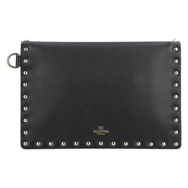 - Rockstud pouch
- Platinum-finish studs
- Magnetic clasp closure
- Made In Italy
- SS24
- Calfskin
- Dimensions: Width: 22.5cm, Height: 15.5cm Measurments:  width: 225 mm height: 155 mm