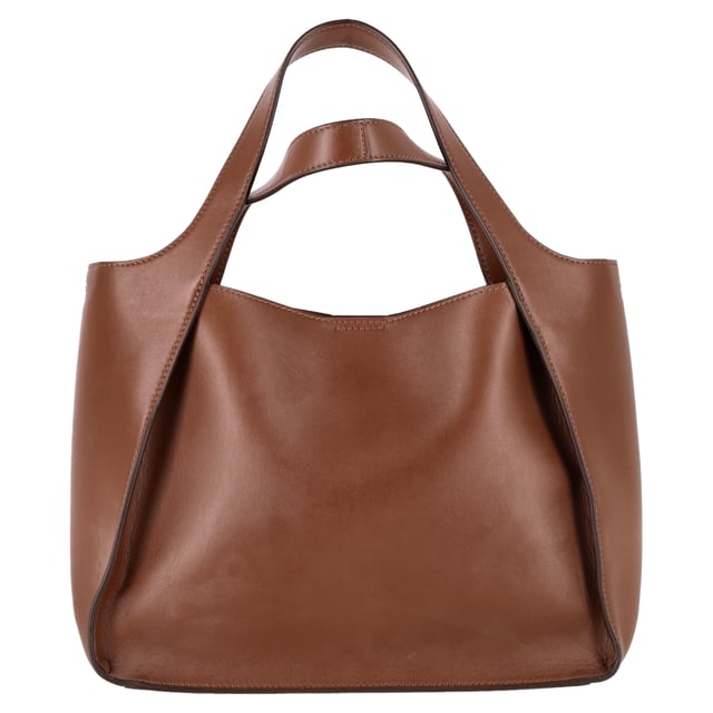 VINTAGE, RRP AS NEW
Ethical luxury at its finest, the Stella McCartney Handle Bag in Brown Vegan Leather is a testament to the brand’s unwavering commitment to sustainability and style. Expertly crafted from eco-conscious vegan leather, this structured tote is designed with minimalist lines and subtle sophistication. The rich brown hue complements its twin top handles, while a detachable shoulder strap offers hands-free versatility for life on the go.


Stella McCartney Handle Bag in Brown Vegan Leather 
Condition: very good
Signs of wear: light wear one exterior
Packaging: None
Color: Brown 
Material: faux leather
Size: One Size | One Size
Measurements: Width: 120; Height: 230; Length: 300; Handle drop: 160; Strap length: 0
SKU: NAPPUGBBA493422W
