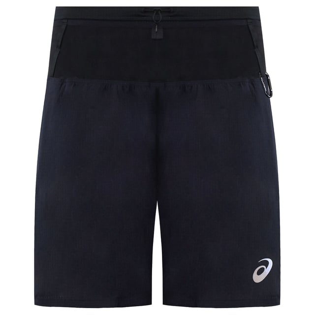 Built for trail performance, the ASICS Fujitrail Shorts in sleek black are designed to keep you light, dry, and moving freely on rugged terrain. With functional storage and breathable comfort, these shorts are made for runners who demand more from their gear.
Key Features:
Lightweight, Quick-Dry Fabric: 

Wicks moisture to keep you cool and comfortable during long trail runs.

Inner Brief Liner: 

Provides added support and reduces chafing for all-day comfort.

Mesh Ventilation Zones: 

Enhance breathability in key areas to keep you feeling fresh on the move.

Multiple Pockets: 

Includes a secure zip pocket and stash compartments for gels, keys, or small essentials.

Elastic Waistband with Drawcord: 

Ensures a snug, adjustable fit that stays in place over any distance.

Reflective Details: 

Boost visibility in low-light conditions for early morning or evening runs.

Minimalist Black Design: 

Versatile and performance-driven for trail or road use.