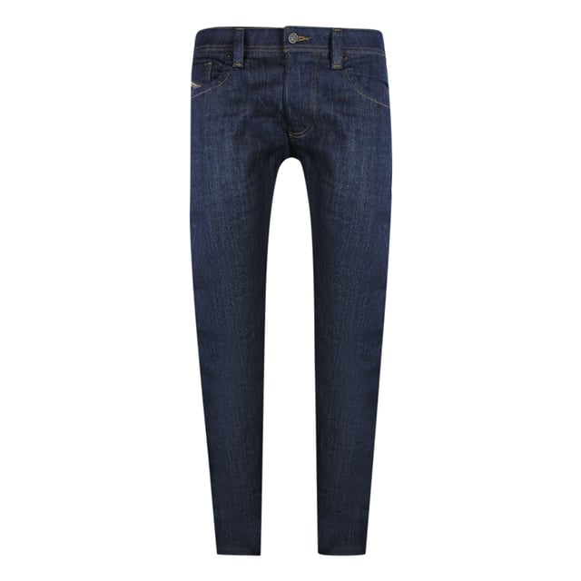 Diesel Larkee-X Dark Blue Denim Pants combine classic style with modern comfort. Crafted from a durable blend of 98% cotton and 2% elastane, these jeans offer a slight stretch for ease of movement while maintaining their shape. Featuring a timeless five-pocket design, they provide practical storage without compromising on style. The rich dark blue wash adds versatility, making them suitable for both casual and smart-casual occasions. Designed for those who value quality and a perfect fit, these pants are a reliable addition to any wardrobe
