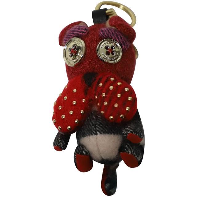 VINTAGE, RRP AS NEW
Burberry helps you adorn your bags with an animated accent by proffering this too-cute-to-be-true bag charm which can also be used as a key ring. Studded all over, the charm features a playful contrast of wool combining to create a fancy character, Seymour the Bull Dog. The charm is complete with a lobster clasp closure.

Burberry Seymour Bull Dog Charm in Multicolor Wool
Condition: Excellent, with dust bag and tag
Sign of wear: No
Material: Wool
Measurement: L 100mm x H 50mm
SKU: 139588