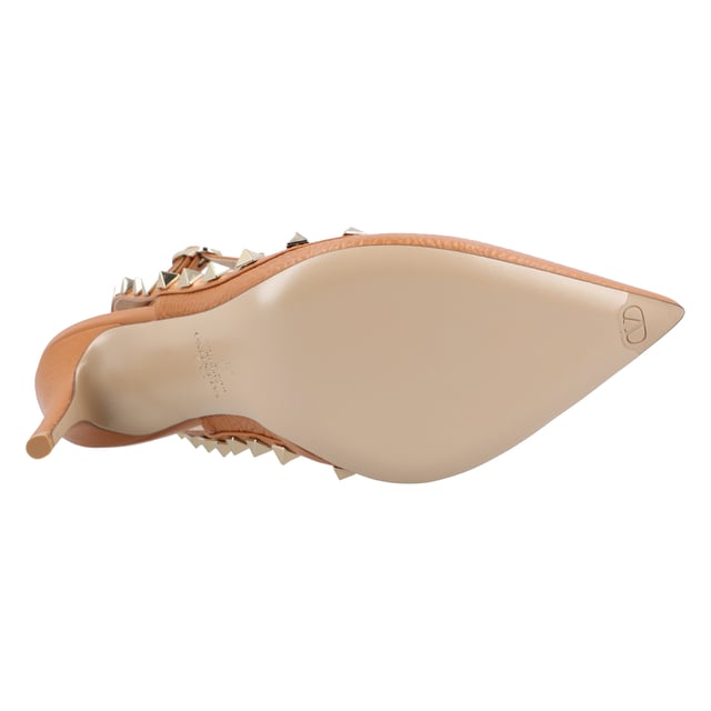 Heel: 100mm
 

 Outer Composition: Calf Leather 100%
 

 Sole Composition: Calf Leather 100%
 

 Lining Composition: Goat Skin 100%
 

 Outer Composition: Metal 100%