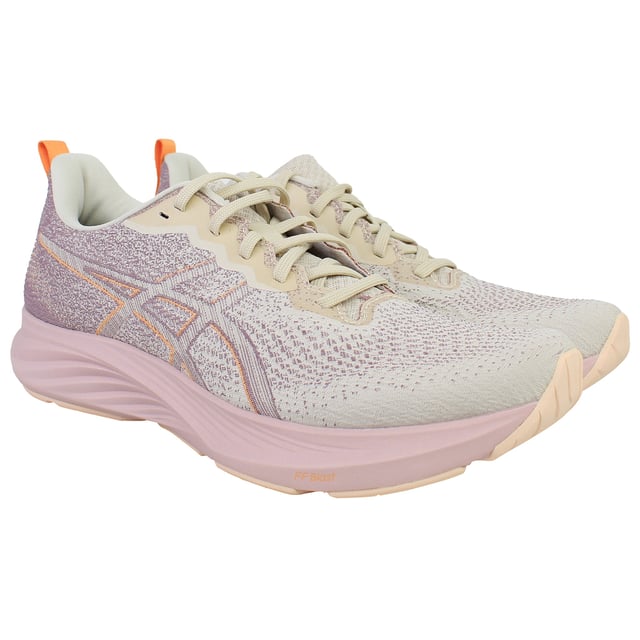 Engineered for runners who crave lightweight bounce and daily comfort, the ASICS Dynablast 4 Women’s Running Shoes in Pink deliver a spring-loaded ride in a sleek, supportive design. Whether you're logging short-distance runs or powering through daily training, this shoe offers the perfect balance of energy return and soft cushioning.
Key Features
FF BLAST™ Cushioning

Lightweight, responsive foam midsole creates a soft landing and energetic rebound to keep your stride lively and smooth.

Engineered Knit Upper

Breathable, soft-knit material hugs the foot for a snug, sock-like fit while improving ventilation during runs.

Responsive Trampoline Effect

Midsole geometry is shaped to compress and rebound efficiently, giving each step a dynamic lift.

AHAR™ Outsole Rubber

High-abrasion rubber provides durability and grip for road running and everyday wear.

Heel Drop &amp; Stack Height

Designed with moderate cushioning and a slightly lower drop for a more natural running experience.

Lightweight Build

Ideal for runners who want a fast, flexible feel underfoot without compromising comfort.

Vibrant Pink Colourway

Bold, feminine, and performance-ready—perfect for runners who want to stand out in style.

Padded Tongue &amp; Collar

Add comfort and reduce pressure points around the ankle and top of the foot.

From tempo sessions to casual jogs, the ASICS Dynablast 4 Women’s Pink Running Shoes offer energized comfort, airy breathability, and an eye-catching design—making them an excellent choice for performance and everyday wear alike.