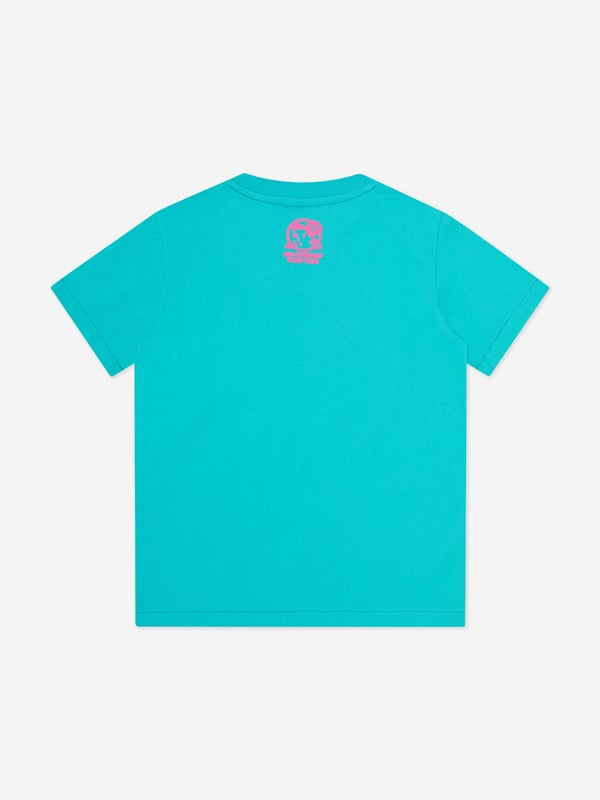 American label Billionaire Boys Club combine high fashion and casual wear into beautifully innovative portraits with a newfound focus on street style. This unisex teal arch logo t-shirt embodies the brand's passion for bold, enigmatic details. Made in refined cotton jersey with the iconic 'Billionaire Boys Club' print in neon pink on the front. The sophisticated piece is complete with the logo motif on the back. Round Neck Straight Hem Short Sleeves 100 Cotton
