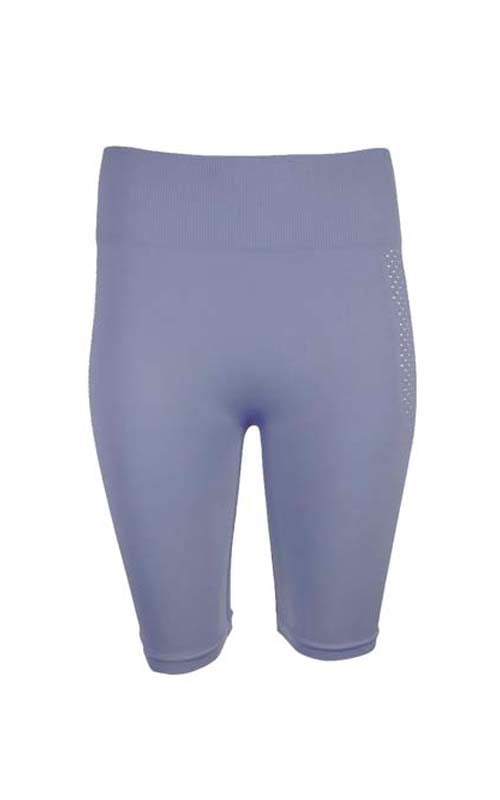 Pretty Polly Active-Wear Shorts are a seamless short which features a patterned mesh panels detail just below the waist for added breathability. Perfect for Yoga or Pilates or just relaxing at home. The fabric is soft and comfortable and is predominantly made from recycled yarn.