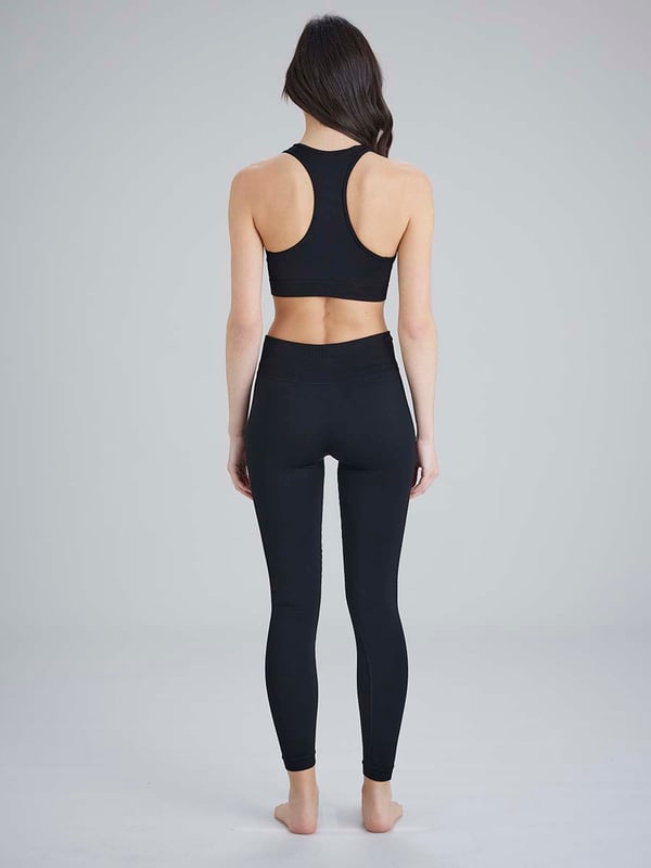 Pretty Polly Active-Wear Leggings are a seamless legging which features a patterned mesh panels detail at the bottom of the leg for added breathability. Perfect for Yoga or Pilates or just relaxing at home. The fabric is soft and comfortable and is predominantly made from recycled yarn.