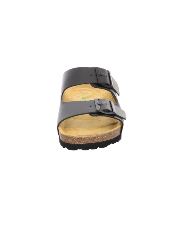 Deze herensneakers zijn de perfecte mix van functionaliteit en casual stijl. Met hun open teen en praktische slip-on ontwerp bieden ze ongecompliceerd comfort - ideaal voor warme dagen. Twee individueel verstelbare bandjes met opvallende gespen zorgen voor een perfecte pasvorm en een moderne look. Het voorgevormde voetbed past zich ergonomisch aan de voet aan en geeft je een bijzonder aangenaam loopgevoel. De slijtvaste synthetische zool garandeert grip op de meest uiteenlopende ondergronden - zowel binnen als buiten. Hoogwaardige materialen geven het muiltje een duurzame kwaliteit die je kunt voelen. Een subtiele labelprint op de binnenzool rondt het ontwerp in stijl af. Op het strand, in de tuin of op weg naar het café - deze muiltjes kunnen het allemaal. Ze zijn licht, comfortabel en verrassend stevig. Een echte must-have voor ontspannen zomerdagen.