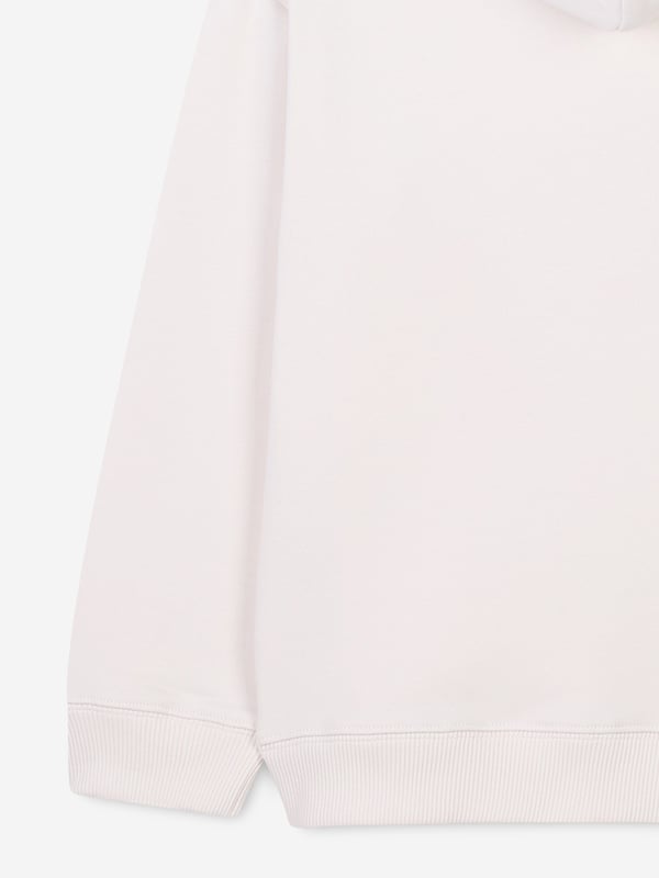 Lanvin project classic beauty and refined innovation into their meticulously crafted designs. Engineered in organic cotton French terry. It features the iconic Lanvin logo embroidered on a curb braid patch and a Lanvin logo rubber label on the hood top. Mini Me Green Around Hood Lined With Curb Braid Detail 100 Cotton