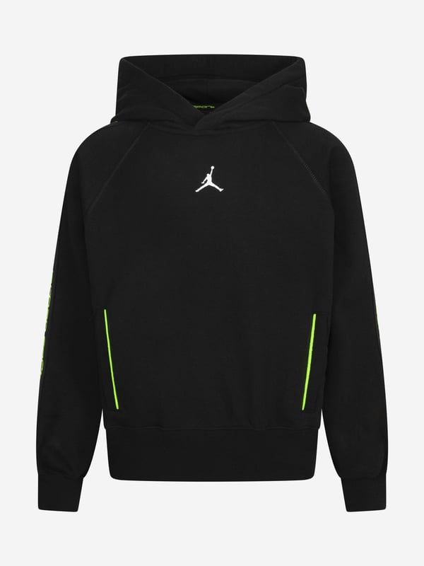 Introducing the Girls Sport PO Hoodie in Black by Jordan, an essential addition to your girls wardrobe for SS2025! Elegantly designed, this hoodie epitomises the fusion of luxury and sportswear chic, ideal for stylish young trendsetters. Key features include Superior Craftmanship Expertly crafted with premium fabrics for durability and comfort. Iconic Design Features the distinguished Jordan aesthetic, marrying sportiness with sophistication. Versatile Black A sleek black hue ensures it pairs effortlessly with everything.Elevate her style with this quintessential piece. Order now and embrace the epitome of high-end sporty elegance!