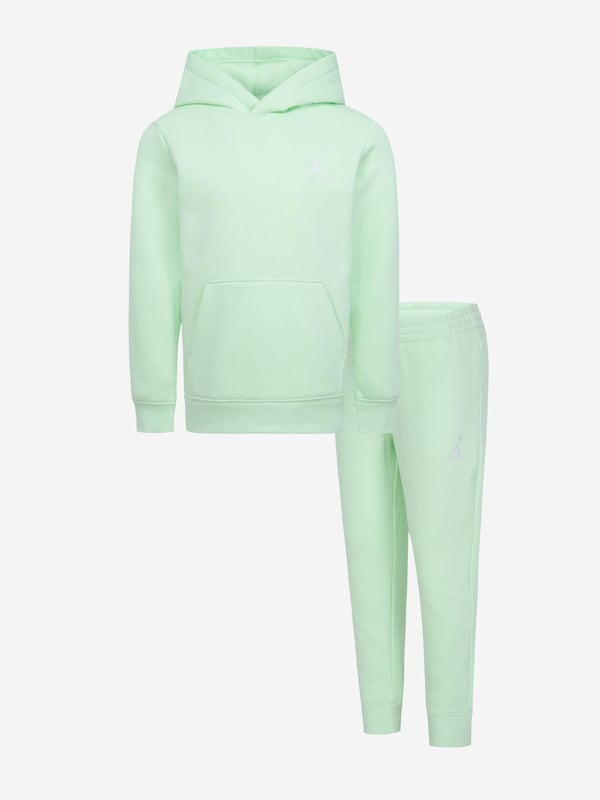 Introducing the Kids Essential Tracksuit in Green, a high-end piece crafted by Jordan for your Boy,Girl's SS2024 collection. Key attractions Fashion-forward Look The trendy green shade enhances the outfit's aesthetic appeal, making your youngster stand out.Optimum Comfort High-quality fabric ensures soft, snug comfort, enabling your child to romp around effortlessly. Unique Statement Piece This Designer Jordan outfit is sure to elevate your kid's wardrobe. Don't wait! Order now for a standout style.