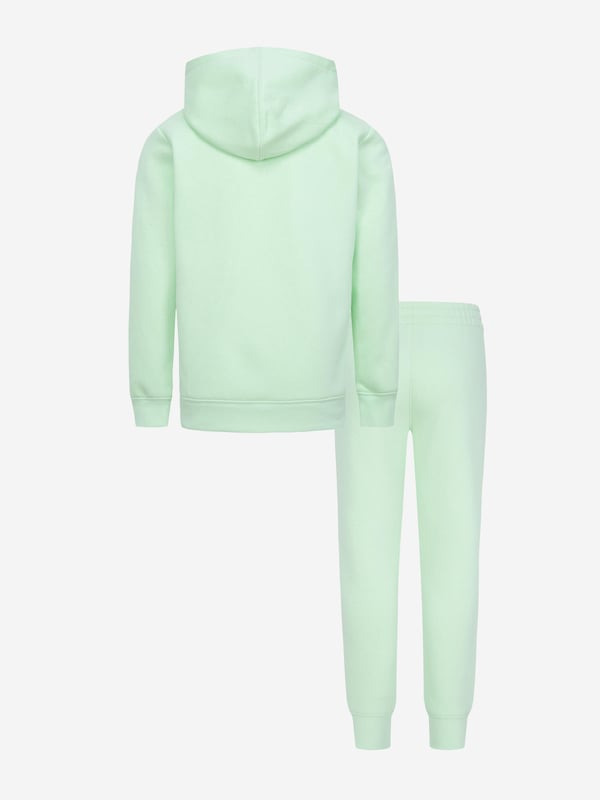 Introducing the Kids Essential Tracksuit in Green, a high-end piece crafted by Jordan for your Boy,Girl's SS2024 collection. Key attractions Fashion-forward Look The trendy green shade enhances the outfit's aesthetic appeal, making your youngster stand out.Optimum Comfort High-quality fabric ensures soft, snug comfort, enabling your child to romp around effortlessly. Unique Statement Piece This Designer Jordan outfit is sure to elevate your kid's wardrobe. Don't wait! Order now for a standout style.