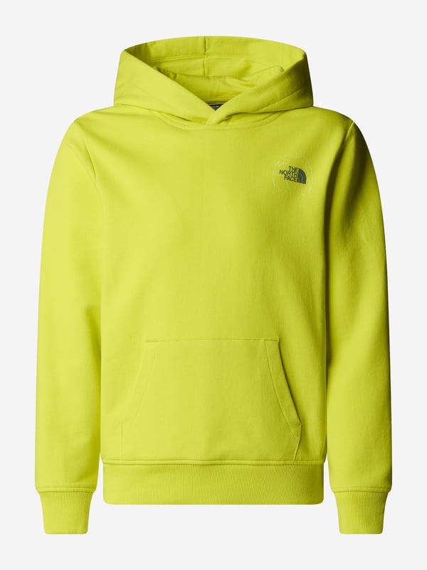 Unveil a spectacular addition to your young one's ensemble with The North Face Boys Graphic Relaxed Hoodie in a vibrant yellow. A quintessential piece for SS2025 Striking Aesthetic Vibrant yellow hue complemented with eye-catching graphics, ensuring your boy makes a bold statement. Luxurious Comfort Meticulously crafted from superior materials, providing a cosy, plush feel for all-day wear. Durable Design Robust construction designed to withstand the rigours of boyhood adventures.Elevate his style and comfort this season. The choice for discerning young gentlemen.