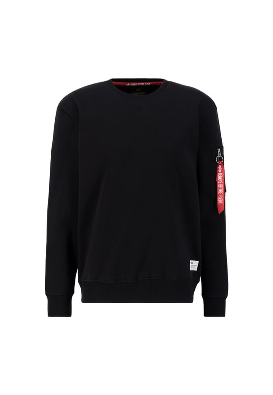 The Dragon EMB Sweater from ALPHA INDUSTRIES is a stylish sweatshirt for men. With its regular fit and long sleeves, it offers great wearing comfort for everyday use. The animal print adds a cool look, making it a real eye-catcher. The sweatshirt is unlined, making it perfect for the transitional season.