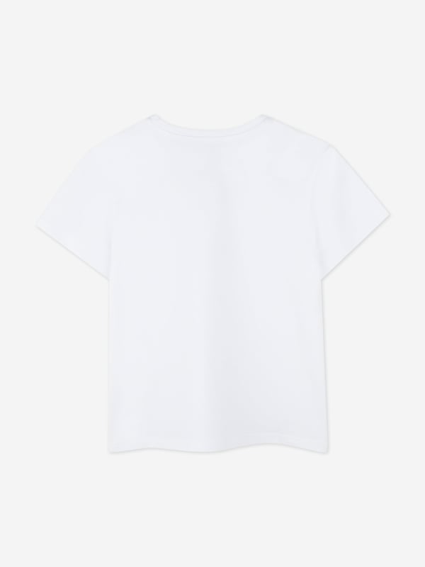 Givenchy incorporate sleek, enigmatic qualities into their lavish French abstracts. This girls white short sleeve t-shirt is a captivating construction made from the finest high quality. Envisioned in organic cotton jersey with rhinestones on the shoulders and sides. The casual statement piece is signified by Givenchy rhinestones on the front. Round Neck Green Around 100 Cotton