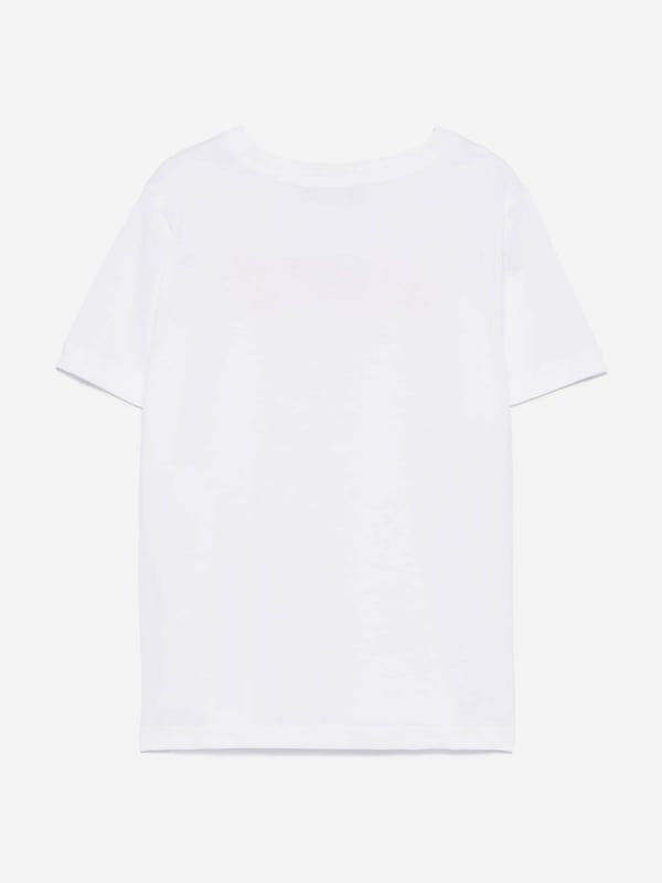 Dress your little ones in elegance with the Balmain Kids Logo T-Shirt in pristine white, an essential addition for SS2025. Designed to blend sophisticated style with everyday comfort, this luxurious piece showcases Iconic Balmain Logo Stylishly displayed for a touch of high-fashion flair. Premium Fabric Crafted from superior quality cotton for all-day comfort and durability. Versatile Design Perfect for any occasion, ensuring your child looks chic whether at play or a party.Elevate your child's wardrobe with this exquisite white Balmain t-shirt. Shop now!