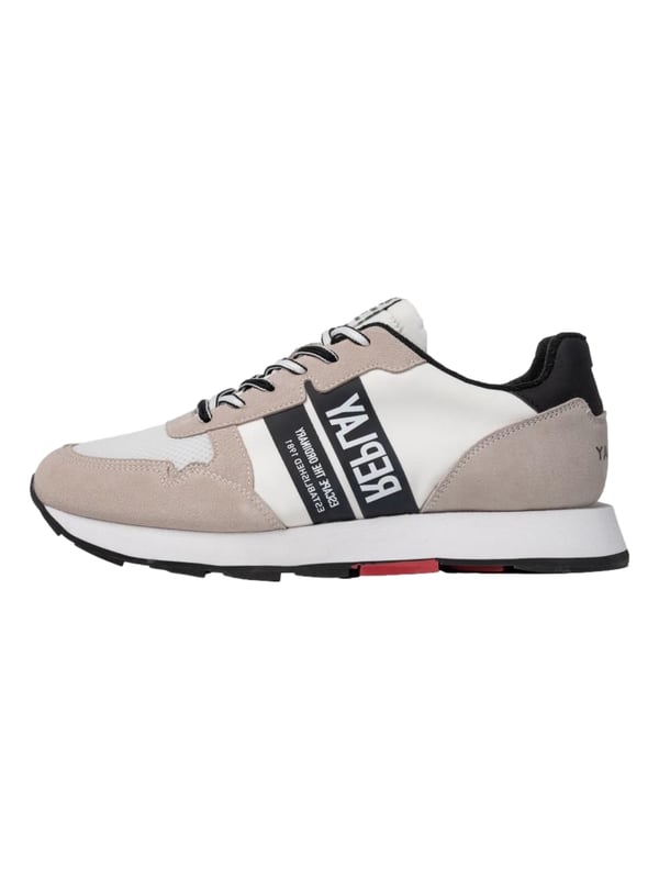 Deze lage herenschoenen van Replay combineren een sportieve look met een hoog draagcomfort. Met de klassieke vetersluiting, een flexibele rubberen zool en stijlvolle labeldetails zijn ze de perfecte aanvulling op casual outfits. Dankzij de hoogwaardige materialen zijn ze comfortabel om te dragen - ideaal voor dagelijks gebruik en vrije tijd.
