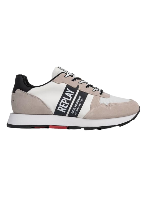 Deze lage herenschoenen van Replay combineren een sportieve look met een hoog draagcomfort. Met de klassieke vetersluiting, een flexibele rubberen zool en stijlvolle labeldetails zijn ze de perfecte aanvulling op casual outfits. Dankzij de hoogwaardige materialen zijn ze comfortabel om te dragen - ideaal voor dagelijks gebruik en vrije tijd.