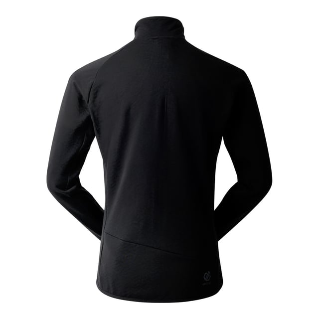 The Dare 2b Emerging Core Stretch. Designed for active women, this performance jacket combines warm-backed stretch fabric with textured Ilus Stretch panels, ensuring flexibility and warmth for outdoor adventures. The high neck offers a secure, athletic fit, while thumb loops at the cuffs keep everything in place as you move. Stay fresh with the chemical-free anti-bacterial odour control treatment, and protected with UV Shielding (UPF 50+). Functional zipped pockets secure your essentials, making this jacket ideal for athletes who need reliable, high-performance gear.