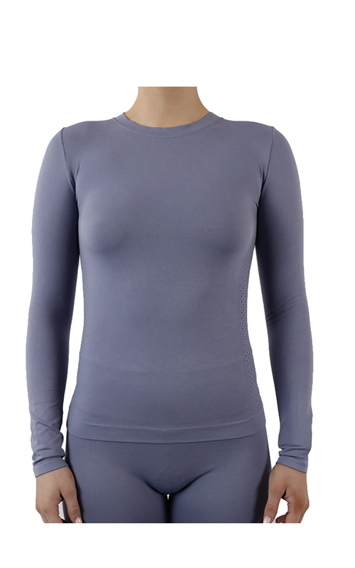 Pretty Polly Active-Wear Long Sleeve T-Shirt is a seamless top featuring patterned mesh panels for breathability. Perfect for Yoga or Pilates or just relaxing at home. The fabric is soft and comfortable and is predominantly made from recycled yarn.\r\n