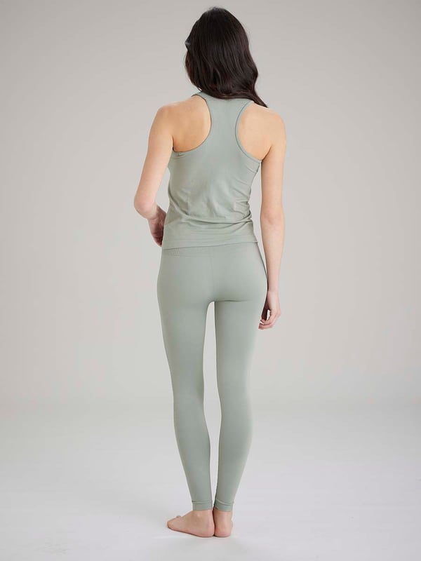 Pretty Polly Active-Wear Vest is a seamless vest which features a patterned mesh panels detail around the neck line for breathability and a racer back design. Perfect for Yoga or Pilates or just relaxing at home. The fabric is soft and comfortable and is predominantly made from recycled yarn.