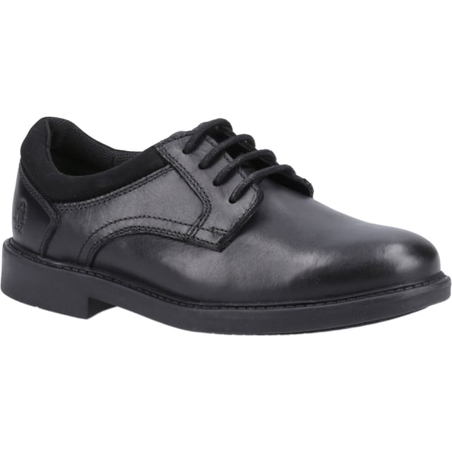 Tommy is a classic, clean lace up school shoe with a durable outsole and padded collar for added comfort.
