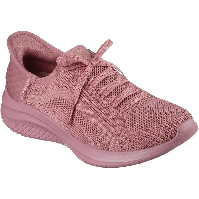 Pick up the pace with increased ease-of-wear and comfort wearing Ultra Flex 3.0 Pure Colour Trainers. Designed with our exclusive Heel Pillow, with a mesh stretch fit upper and a cushioned Skechers Air-Cooled Memory Foam comfort insole.