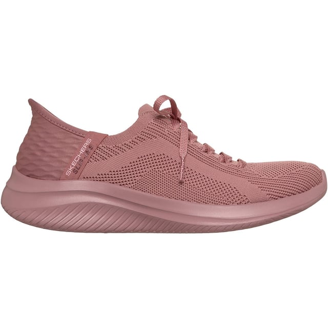 Pick up the pace with increased ease-of-wear and comfort wearing Ultra Flex 3.0 Pure Colour Trainers. Designed with our exclusive Heel Pillow, with a mesh stretch fit upper and a cushioned Skechers Air-Cooled Memory Foam comfort insole.