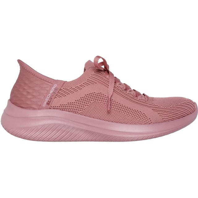 Pick up the pace with increased ease-of-wear and comfort wearing Ultra Flex 3.0 Pure Colour Trainers. Designed with our exclusive Heel Pillow, with a mesh stretch fit upper and a cushioned Skechers Air-Cooled Memory Foam comfort insole.