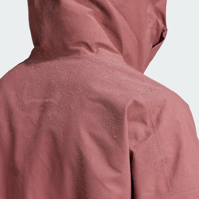 Float through powder and explore the backcountry in a jacket that gives you the freedom to roam. This adidas Terrex ski shell features three-layer GORE-TEX construction with the soft, easy-moving feel of C-Knit backer. Made for layering to match the conditions, it seals out snow, wind and rain while maintaining a lightweight feel and allowing your body to breathe as you search for fresh tracks. A helmet-compatible hood and inner cuffs with thumb loops offer extra coverage on deep, stormy days, while zip pockets keep essentials secure. Open the underarm vents for air as you skin up for the next run. This product is made with at least 70% recycled materials. By reusing materials that have already been created, adidas help to reduce waste and our reliance on finite resources and reduce the footprint of the products adidas make.  -