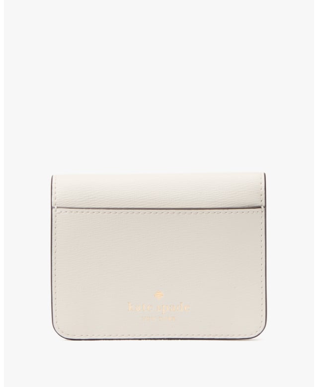 Disney X Ksny Chip N Dale Small Wallet,  Disney X Kate Spade New York Chip N Dale Small Bifold Wallet, 4 Cc Slots, Bill Slot, Zip Coin Pocket, Slip Pocket,  Width: 11.00 Cm,  Height: 9.00 Cm