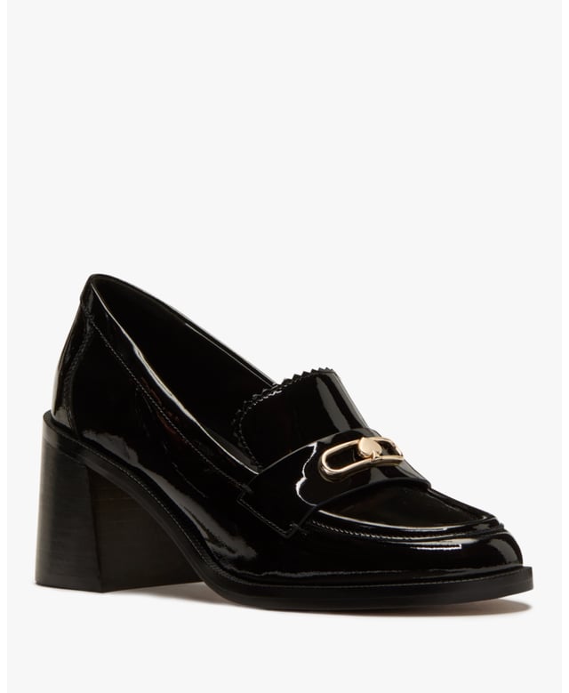 Hallie Heeled Loafer, Hallie Patent Leather Heeled Loafer
