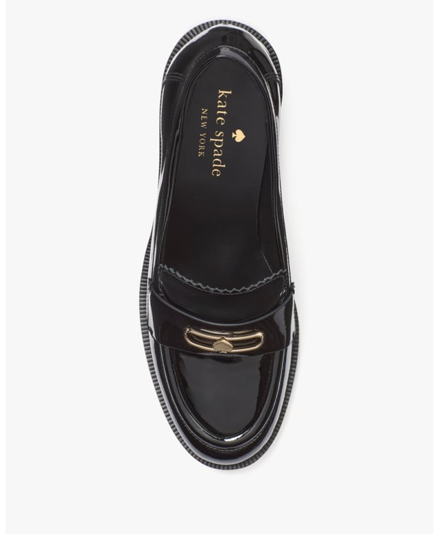 Hallie Heeled Loafer, Hallie Patent Leather Heeled Loafer