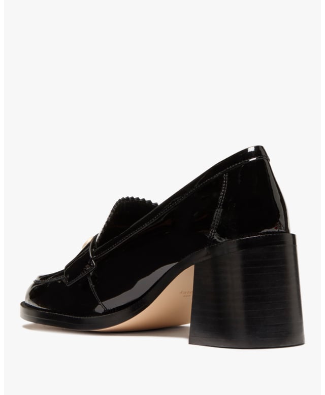 Hallie Heeled Loafer, Hallie Patent Leather Heeled Loafer