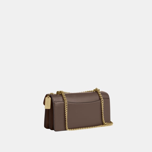 Klare Envelope Crossbody in Refined Box Calf Leather, Inside zip and multifunction pockets, Outside slip pocket,  Length: 26.00 cm,  Width: 7.50 cm,  Height: 13.50 cm
