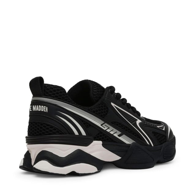 Synthetic upper.Lace up fastening.Sporty style with a plain pattern.Rubber sole.
