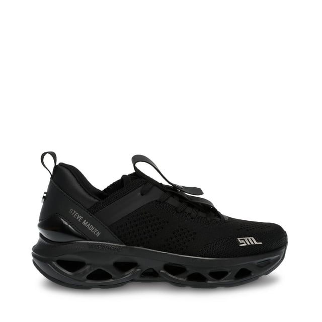 Textile upper.Lace up fastening with press-stud lace guard.Flat heel.Micro-mesh platform .Grippy rubber outsole.
