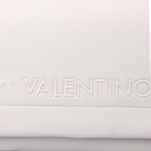 Magnetic Snap Fastening.Concealed Top Zip.Inner Slot Pocket.Detachable Logo Strap.Detachable Link Chain Strap.Raised Logo.Valentino Bags Branding.Gold Tone Hardware.Textured PU.