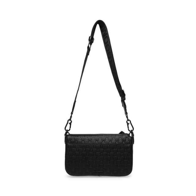 Detachable handle.Removable and adjustable shoulder strap.Closes with zipper.Slip pocket on the back.Polished silver metal fittings.Separate case.