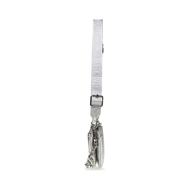 Closes with magnetic clasp  closes with zipper.Detachable handle.Removable and adjustable shoulder strap.Inside:Two main compartments and one minor compartement.One zip pocket.One slip pocket.Polished silver metal fittings.